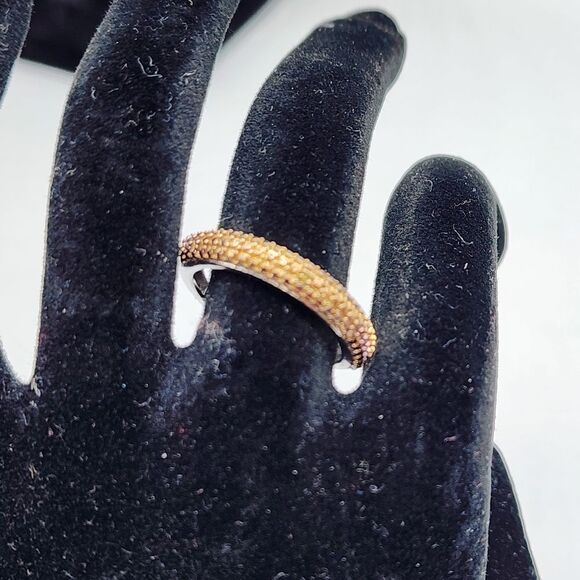 925 silver ring sz 8 - Picture 7 of 7